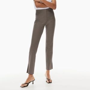 Babaton Numero Pant in Houndstooth Brown/Black